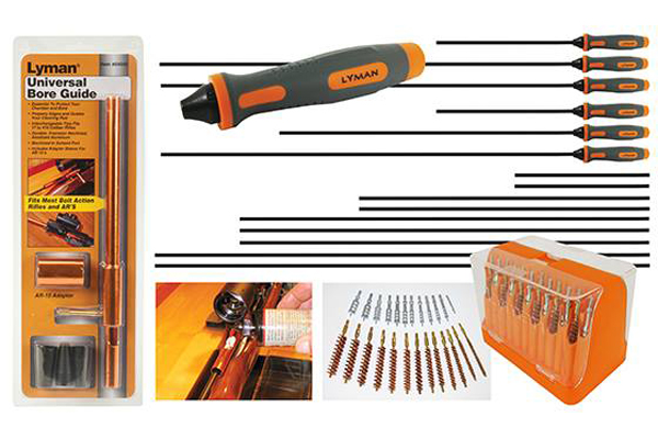 Lyman's new line of gun cleaning products.