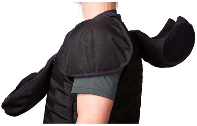 PPSS Cell Extraction Vest shoulder