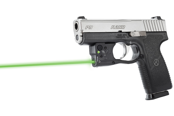 Viridian's Reactor 5 Green Laser on a Kahr P9