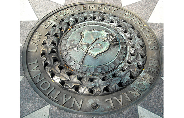 National Law Enforcement Officers Memorial wall seal