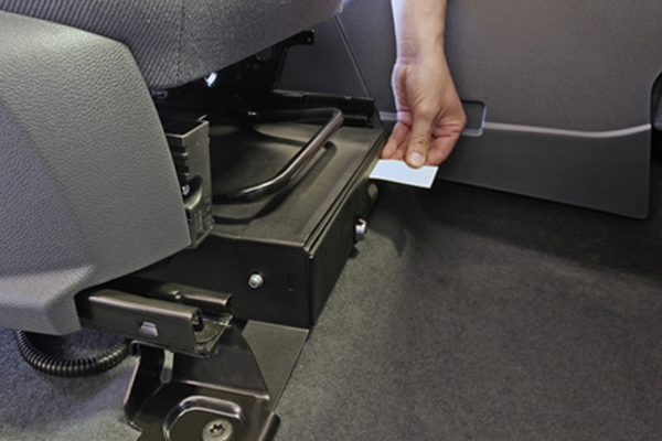 Underseat Security Drawer for Ford Transit Connect