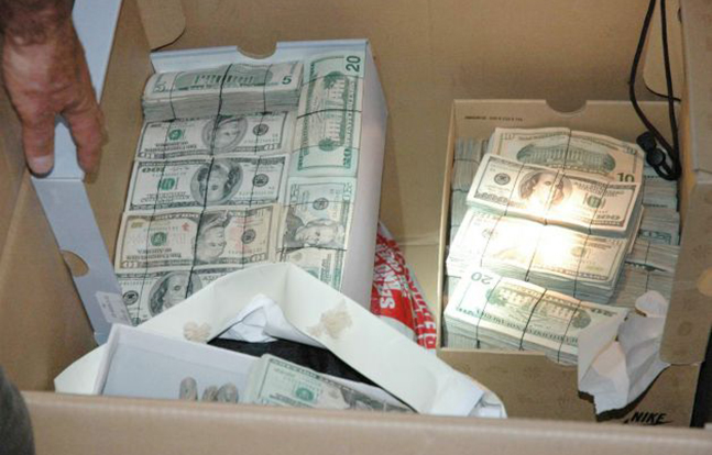 Forfeited Assets 2009 drug bust