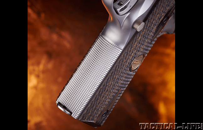 Thompson Custom 1911 Gun Annual hammer front strap
