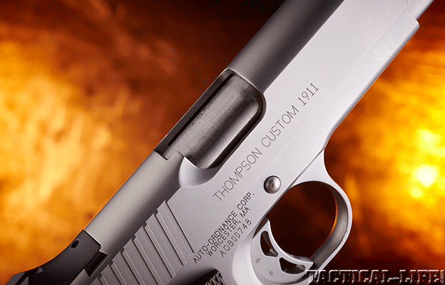 Thompson Custom 1911 Gun Annual hammer port
