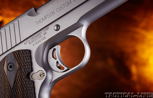 Thompson Custom 1911 Gun Annual hammer trigger