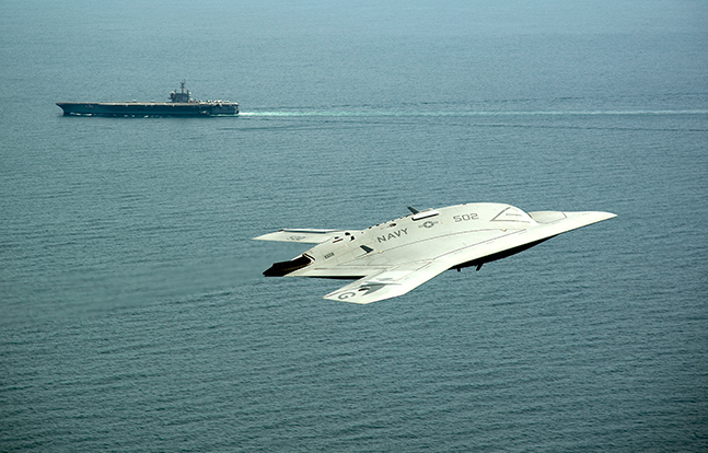 X-47B USS Theodore Roosevelt Testing