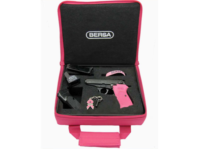 Bersa Thunder 380 Matte/Pink Breast Cancer Awareness Kit, breast cancer awareness, bersa thunder 380, versa gun