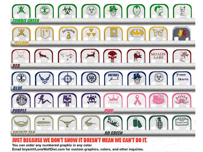 Lone Wolf Distributors Slide Cover Plates, slide cover plates, Lone Wolf Distributors