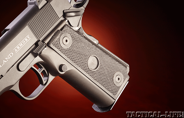 Rock Island Armory .22 TCM Gun Annual grip