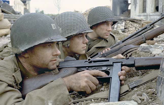 Hollywood Wartime firearms Movies MS 2015 Saving Private Ryan