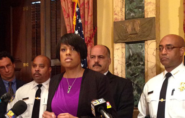 Baltimore Mayor police body camera
