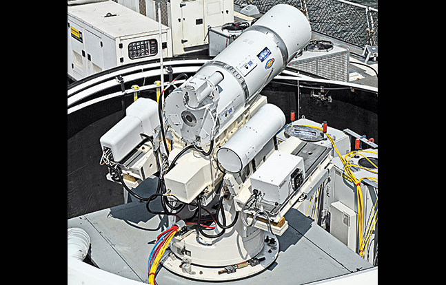 Lasers battle TW Dec lead Laser Weapon System LaWS