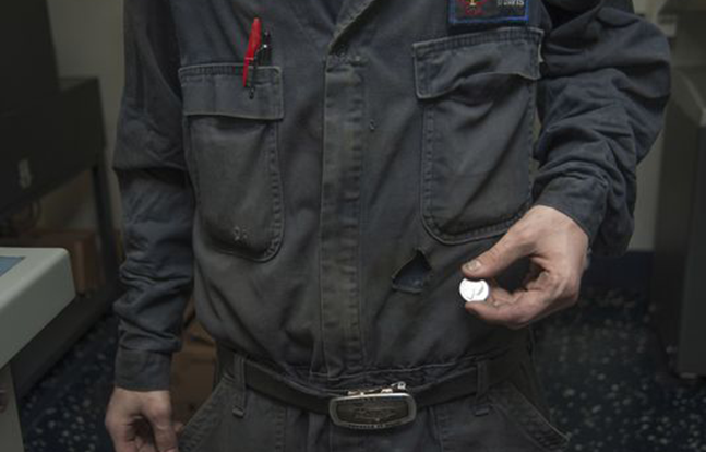 U.S. Navy Coveralls burn