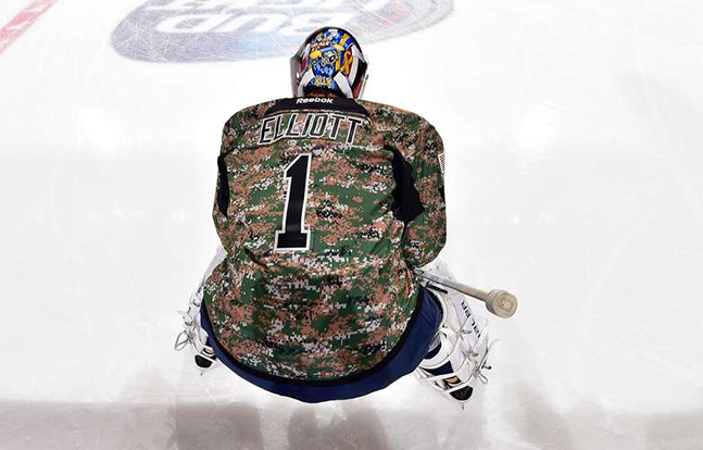 St. Louis Blues mask Elliot