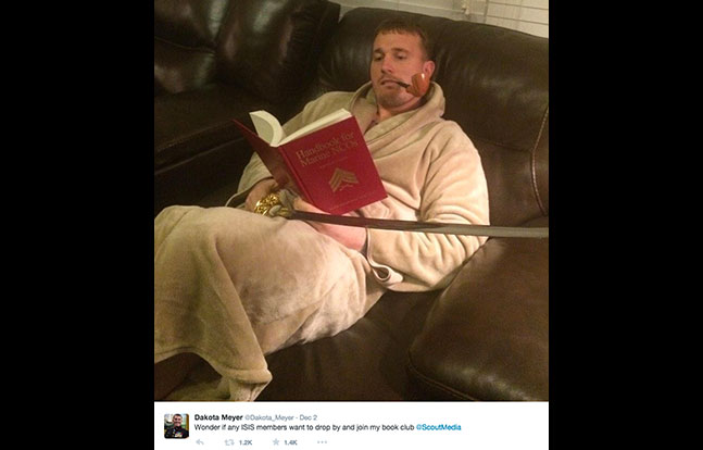 Marine Dakota Meyer ISIS Twitter