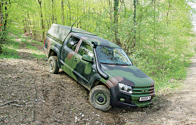 Tactical Trucks SWMP Jan 2015 Germany VW/Rheinmetall Amarok M