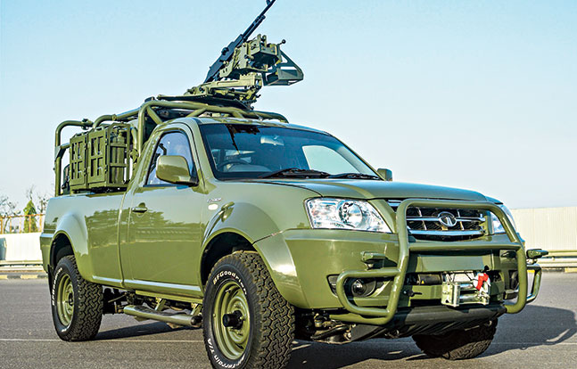 Tactical Trucks SWMP Jan 2015 India Tata Xenon