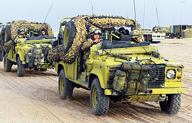 Tactical Trucks SWMP Jan 2015 United Kingdom Land Rover Defender