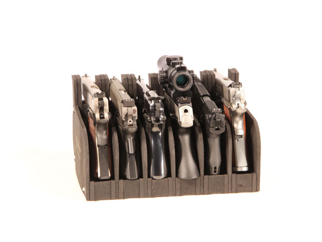 hyskore, hyskore gun rack, hyskore shooting rest, Hyskore Six Gun Modular Pistol Rack