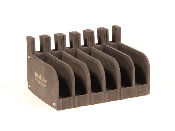 hyskore, hyskore gun rack, hyskore shooting rest, Hyskore Six Gun Modular Pistol Rack