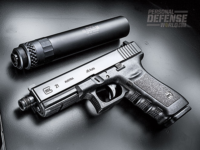 Glock 21 SF TB threaded Barrel