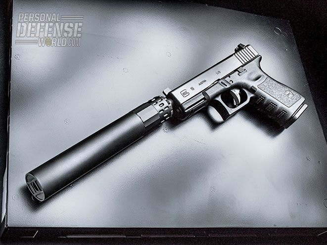 GLock Gem-Tech GM-9 suppressor for threaded barrel Glock 19 TB