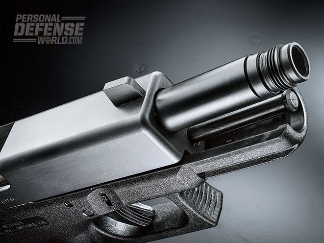 OEM threaded barrel for Glock 17, Glock 19, Glock 23, Glock 21 SF.