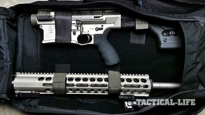 DRD Tactical KIVAARI Semi-Automatic rifle .338 Lapua Magnum backpack