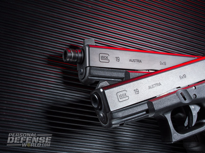 glock, threaded barrel, glock threaded barrel