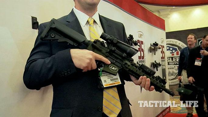 Lewis Machine & Tool CQB MRP Defender Model 16 SHOT Show 2015