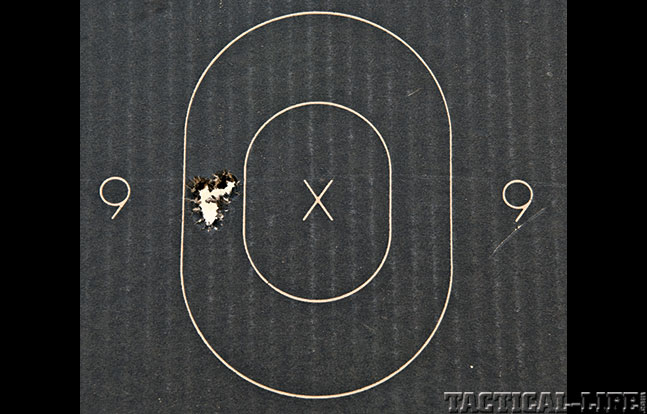 Sig Sauer SIG50 TW Feb 2015 target