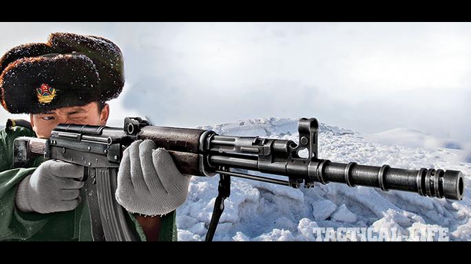 Chinese Type 81 rifle field