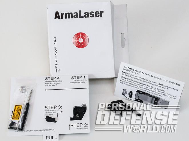 SCCY CPX-2, ArmaLaser TR10, SCCY, ArmaLaser