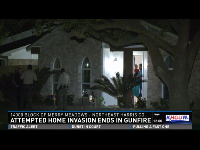 Texas Home Invasion, armed burglars