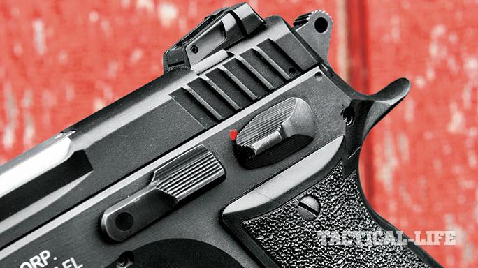 EAA Sarsilmaz K2 .45 ACP Pistol GWLE 2015 safety