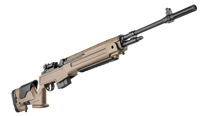 Springfield Armory Loaded M1A Rifle Flat Dark Earth reup angle
