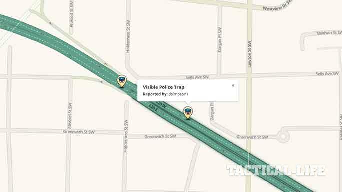 Traffic App Waze Law Enforcement