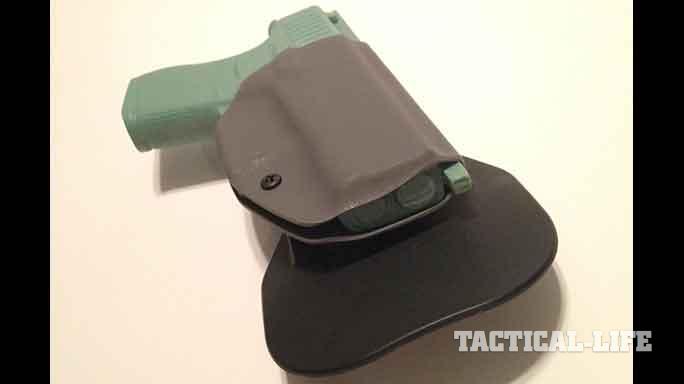 YetiTac Glock 43 holster EDC Paddle profile