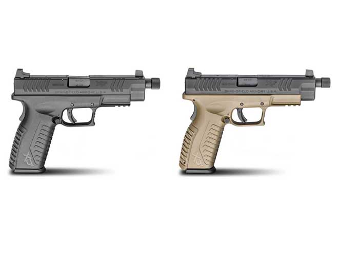 springfield armory, springfield armory threaded barrel, xd(m) threaded barrel, springfield armory xd(m) threaded barrel flat dark earth, threaded barrel parkerized