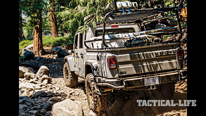 AEV Brute Double Cab Ballistic rear