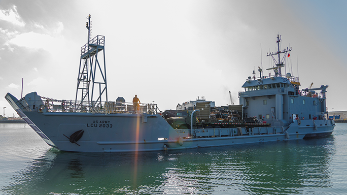 Army Reserves Navy LCU 2000 joint operation