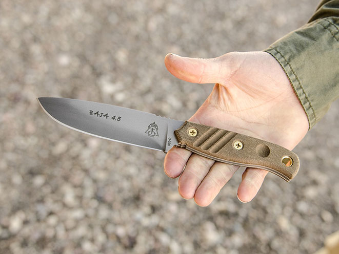 TOPS Knives Baja 4.5 Knife hand