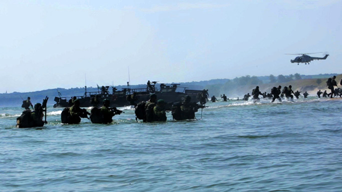 BALTOPS 2015 Amphibious Landing Sweden