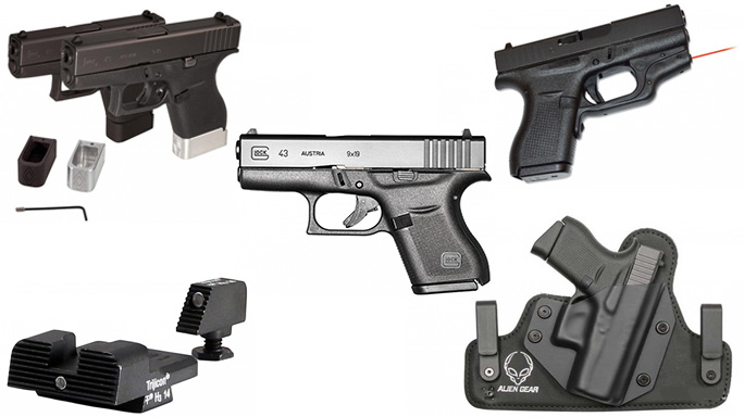 Glock 43 G43 accessories 2015