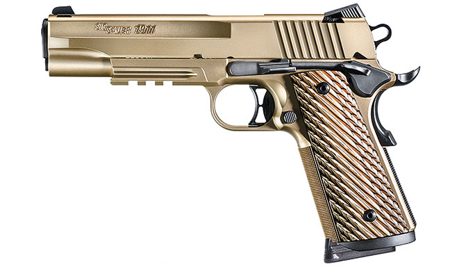 2015 SIG SAUER 1911 NICKEL RAIL