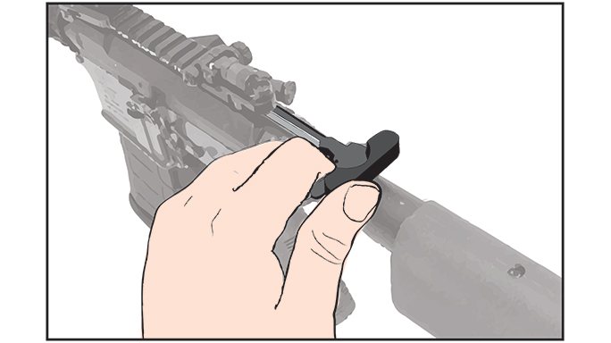 Charging Handle Ballistic fall 2015 pinch