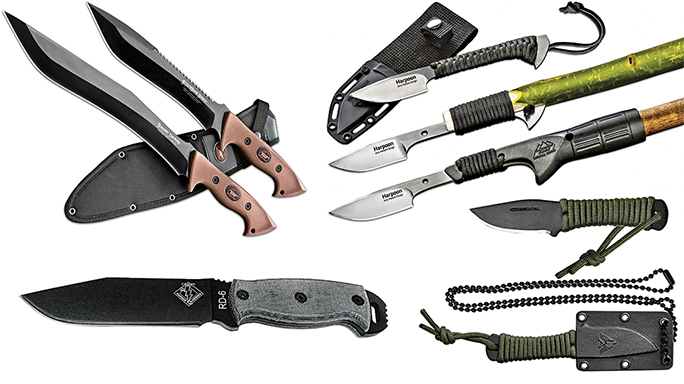 6 Fixed Blades Ready For Combat