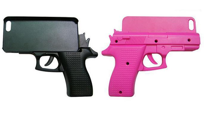 Gun-Shaped Phone Case