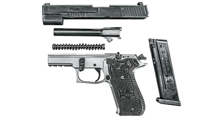 Sig Sauer P220 10mm Ballistic fall 2015 apart