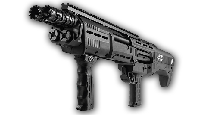 Standard Manufacturing DP-12 Bullpup shotgun SWMP August lead